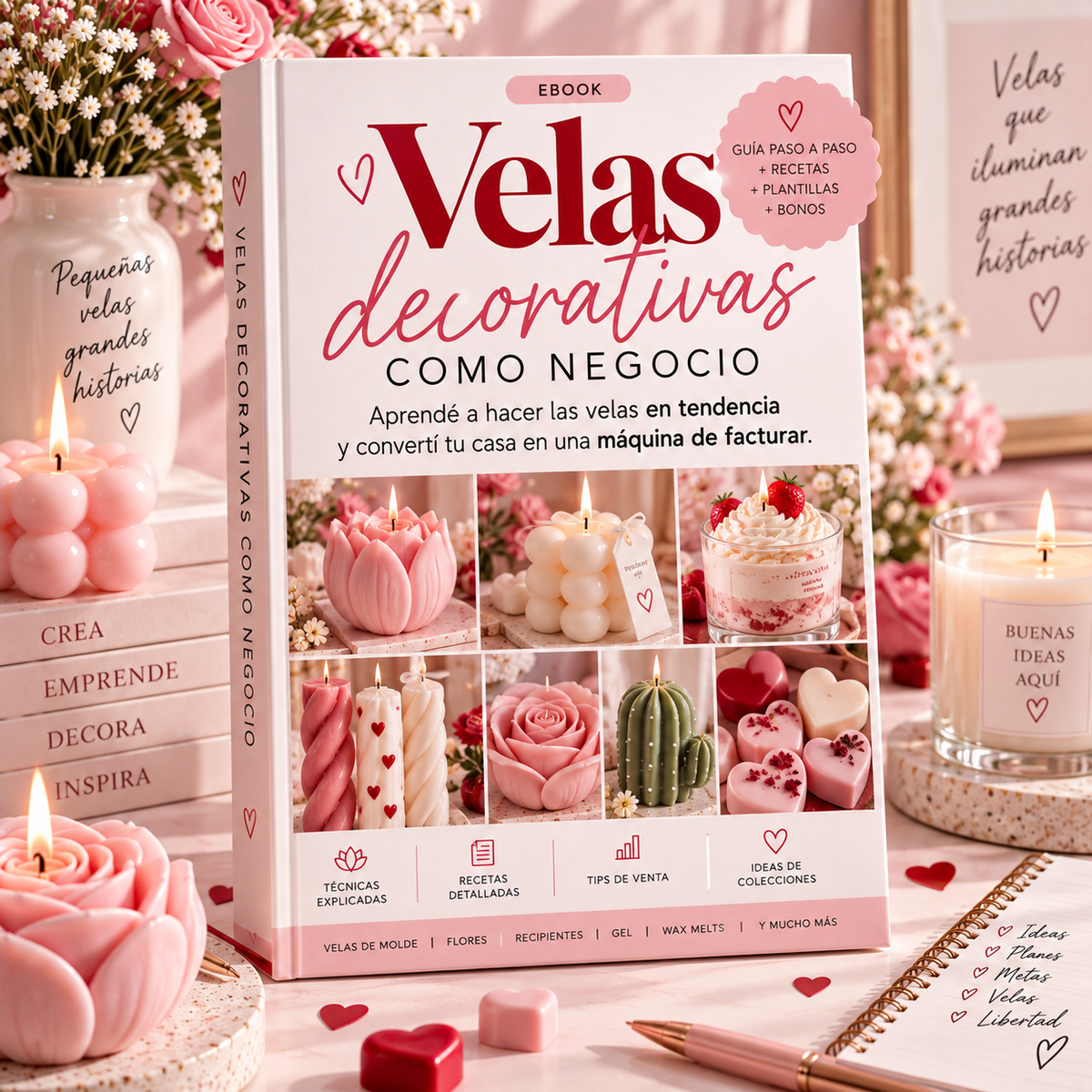 Velas decorativas como negocio