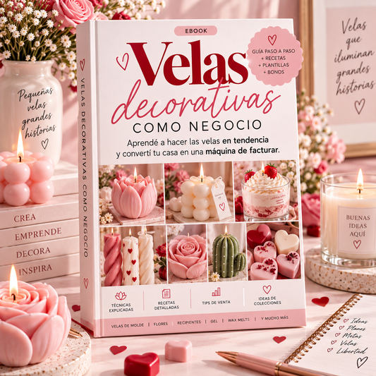 Velas decorativas como negocio